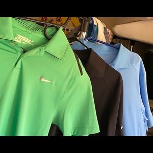 Nike men’s golf shirts LOT 3